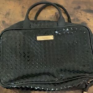 Nicole Miller cosmetic bag black